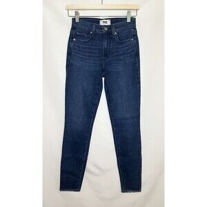 PAIGE Hoxton Ankle High‎ Rise Skinny Fairview Blue Jeans Denim Women's 24 NWT